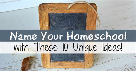 nature inspired homeschool names|name for a homeschooler.